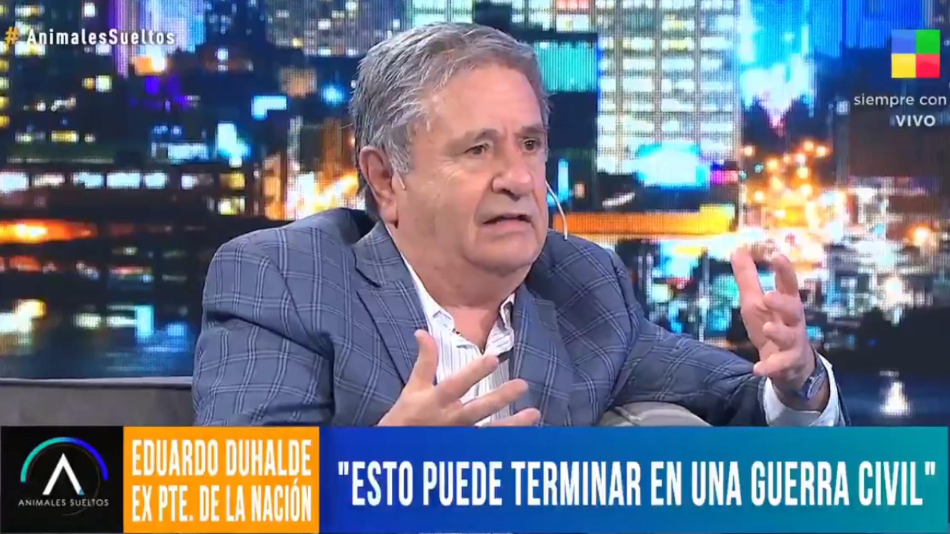 Duhalde declaraciones novaresio