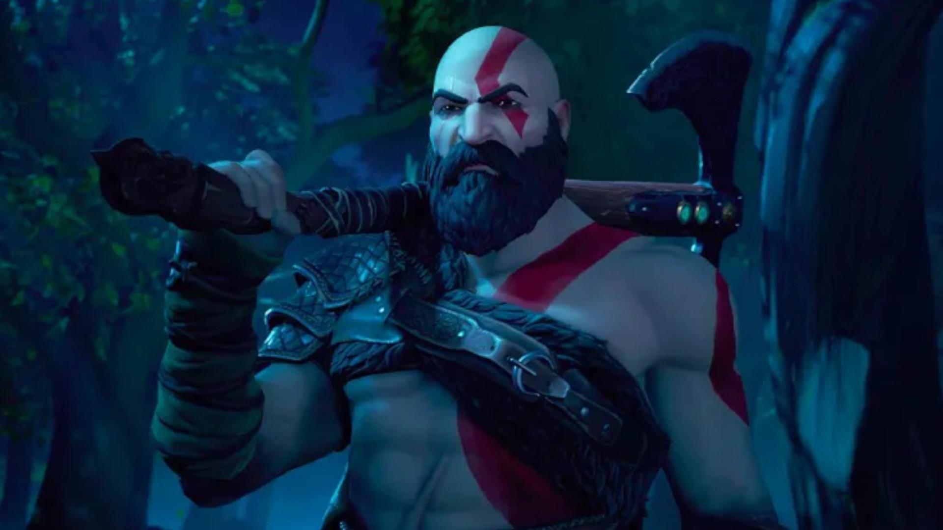 kratos god of war fortnite ps4