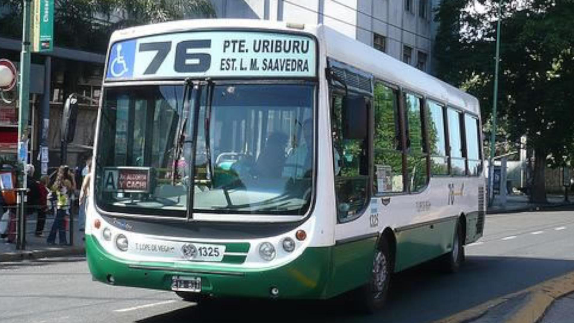 colectivos servicio reducido AMBA