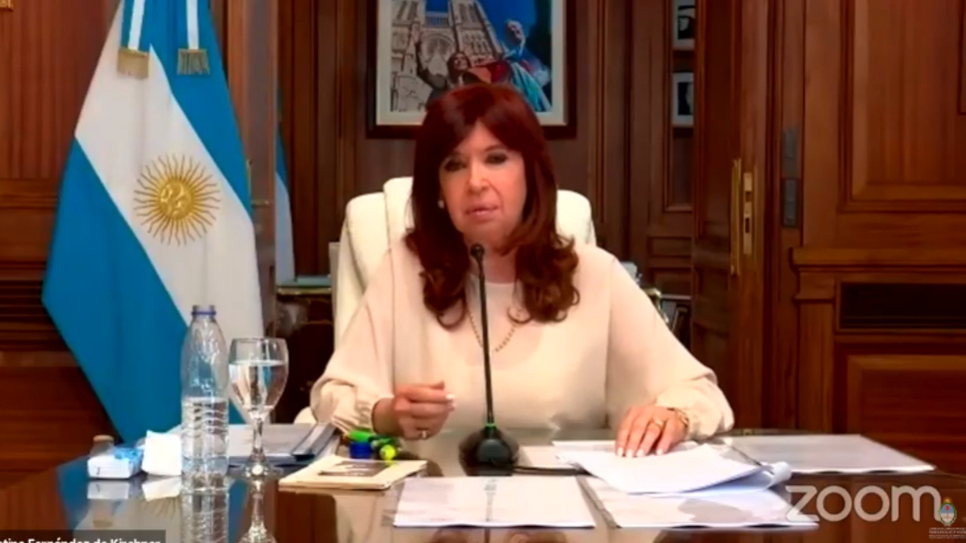 cristina kirchner en vivo ahora