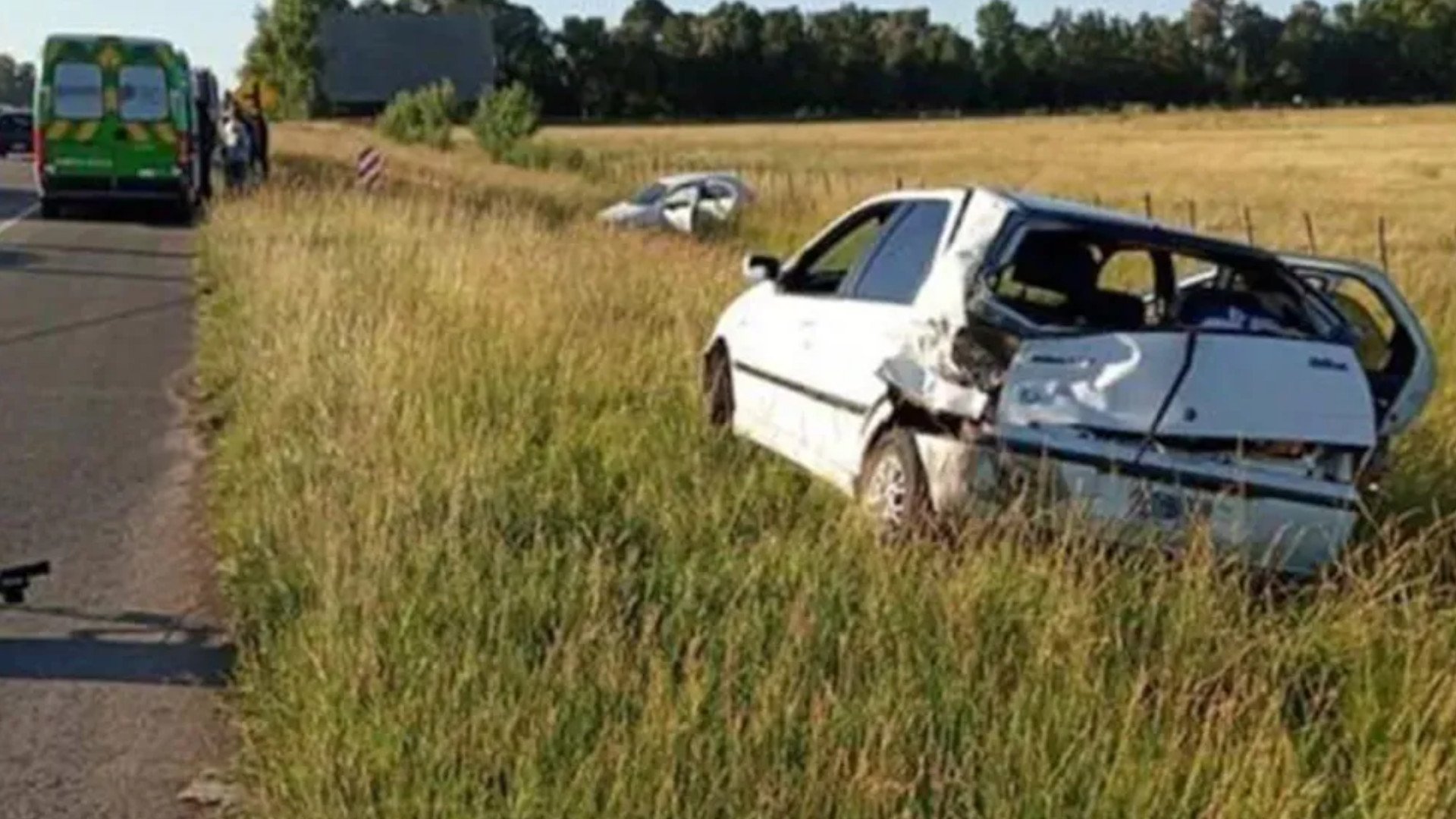 Accidente hoy en Ruta 2