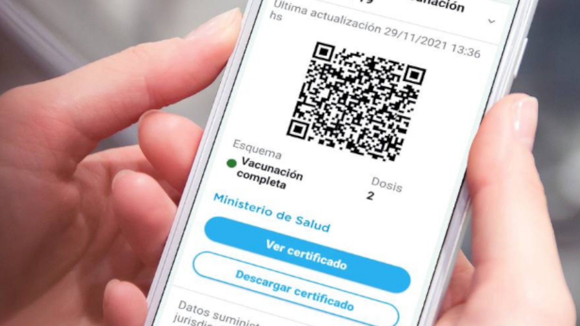 Certificado de vacunación digital