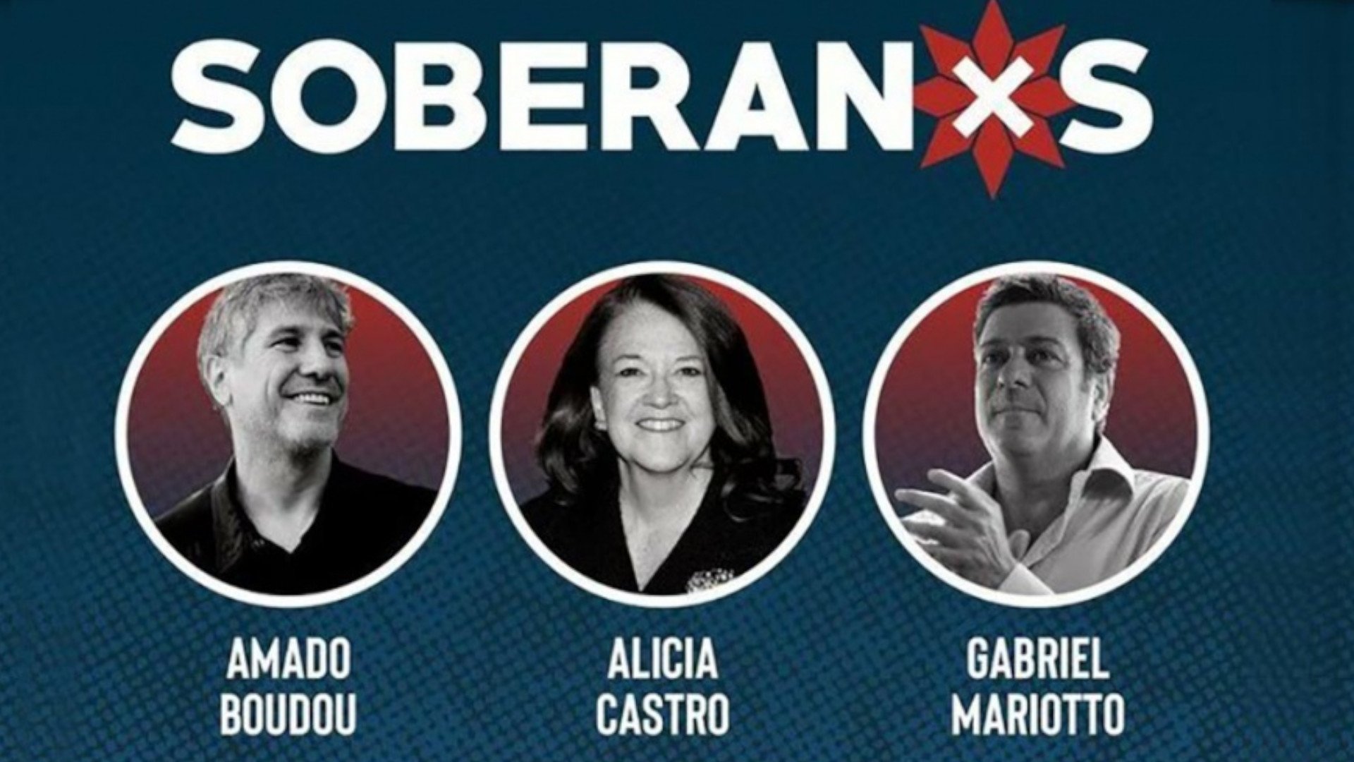 soberanxs los integran Boudou, Mariotto, Alicia Castro