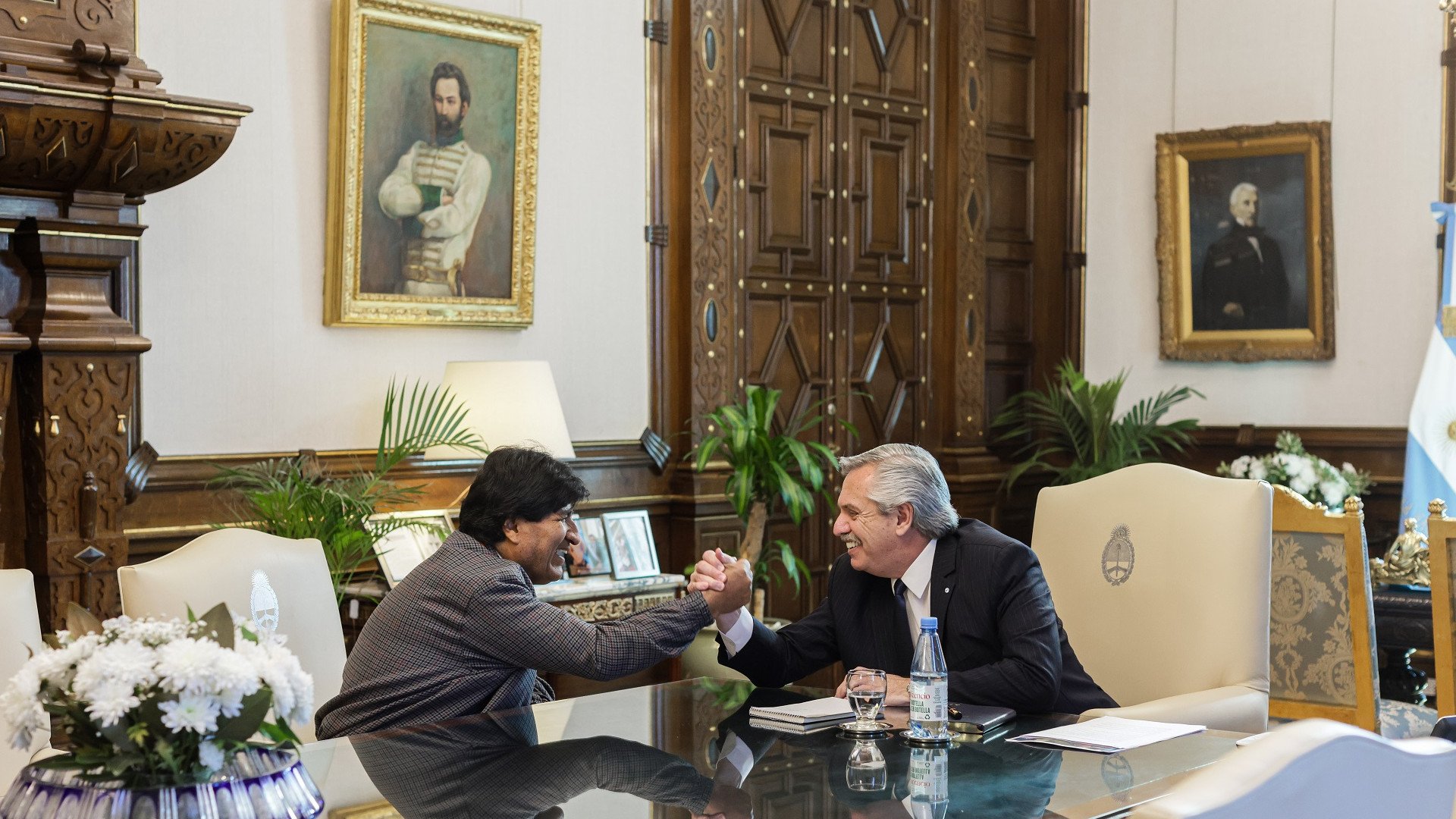 evo morales y alberto fernandez