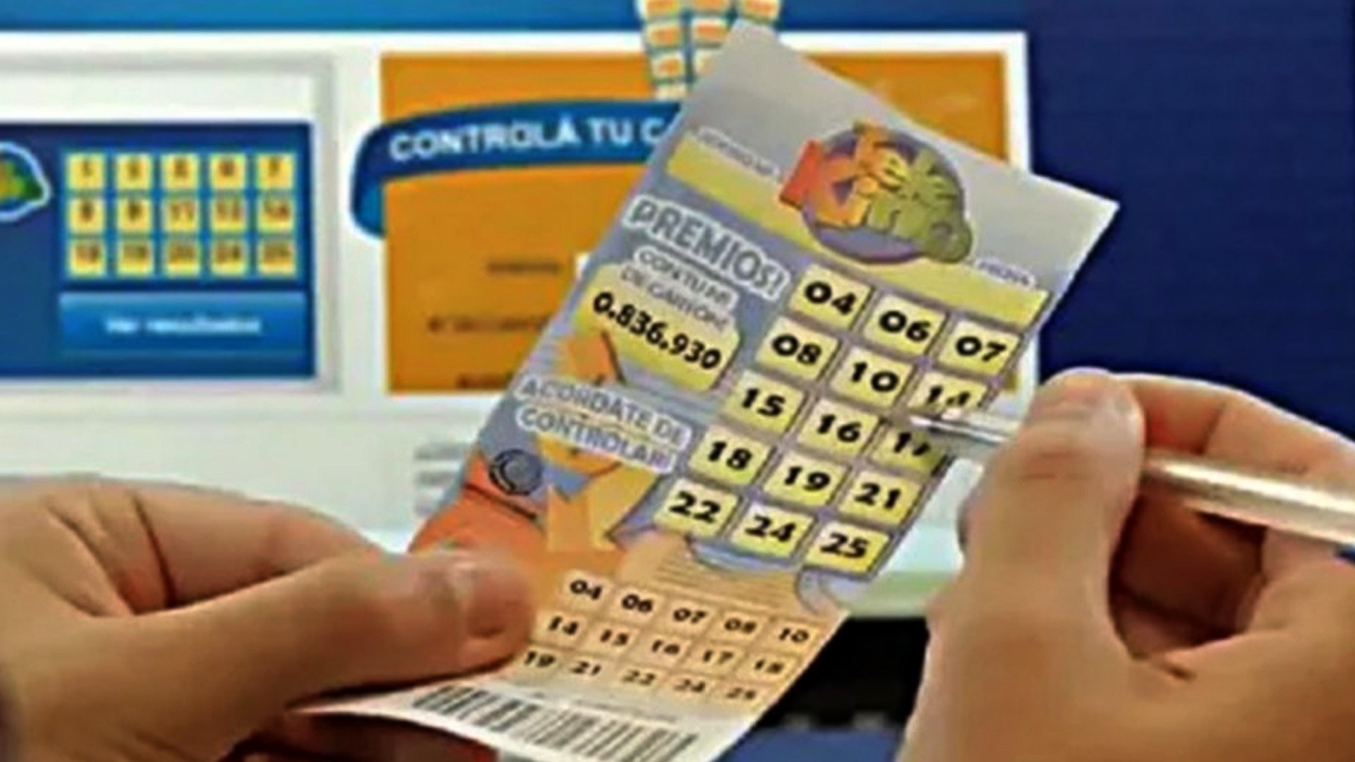 telekino 2320 controlar carton resultados sorteo