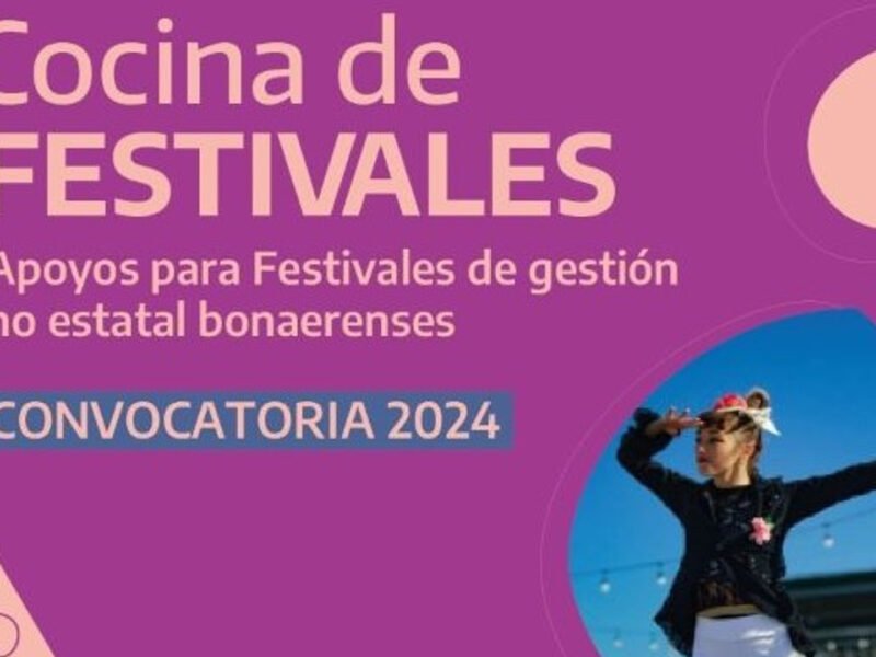 Abrió la inscripción al programa Cocina de Festivales