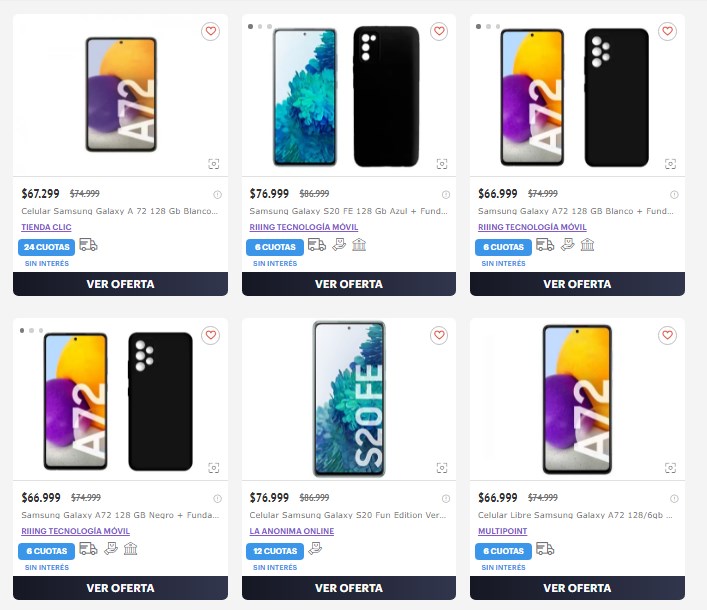 Cyber Monday 2021 Celulares de las marcas Samsung, Motorola, Xiaomi y Iphone, nuevos y usados